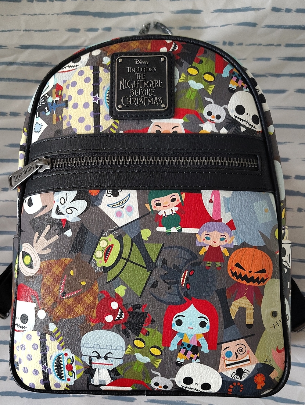 Loungefly The Nightmare Before Christmas Colorful Character Mini Backpack